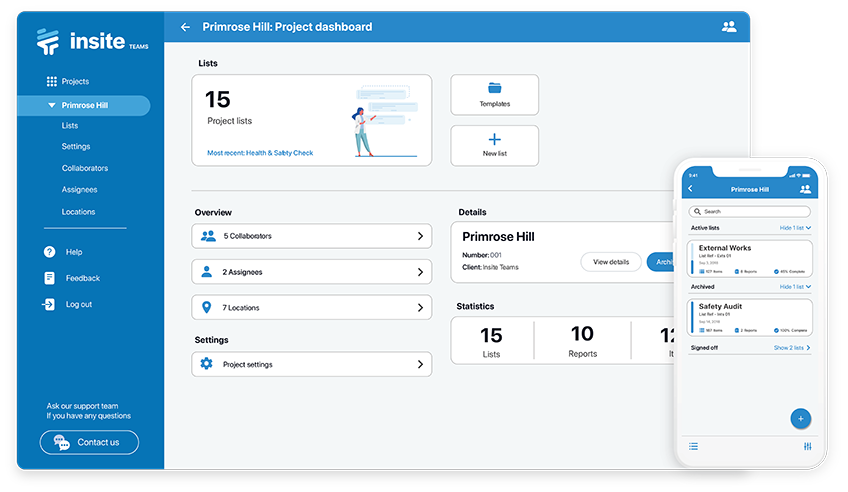 Log snags, condition records, inventory and more