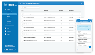 Templates for your facilities management inspections