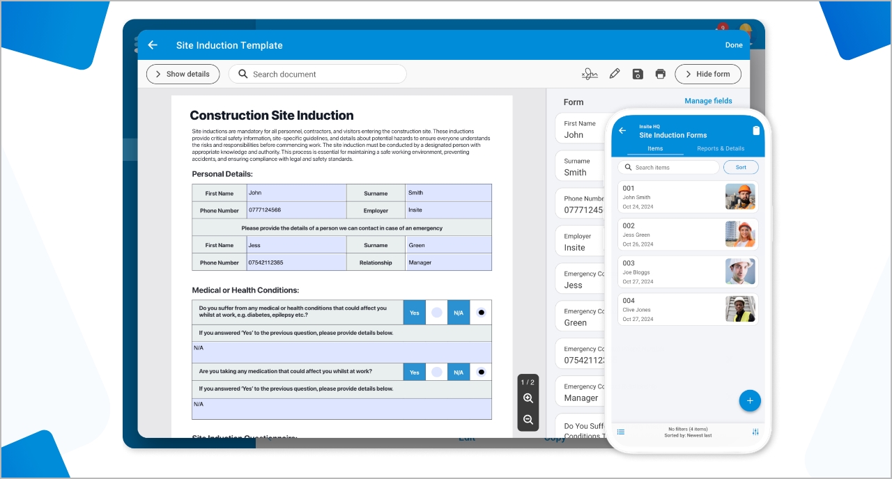 Insite Form