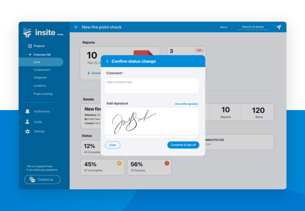 Sign off & archive completed lists Featured Image