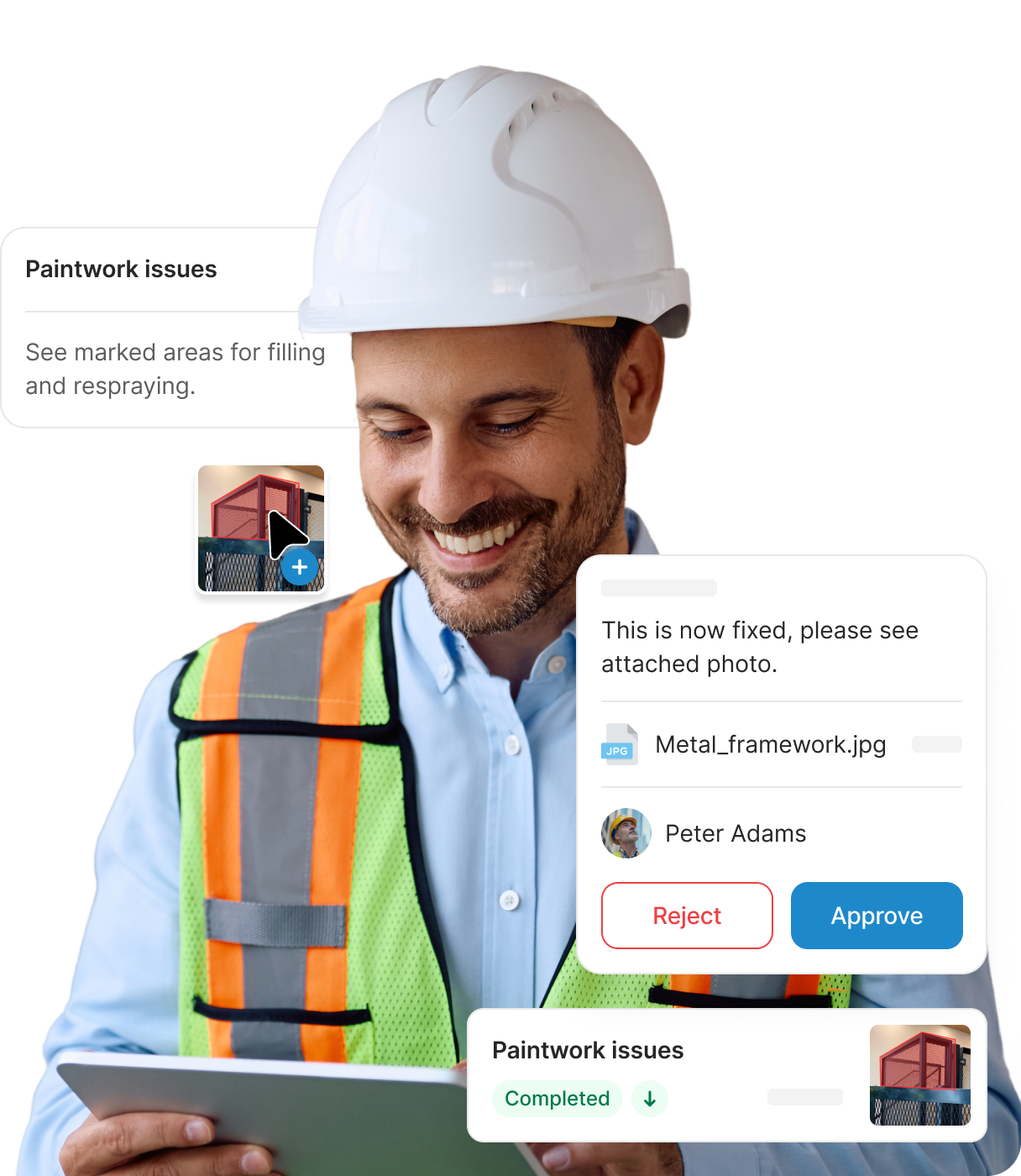 Prove quality on site, without the paperwork