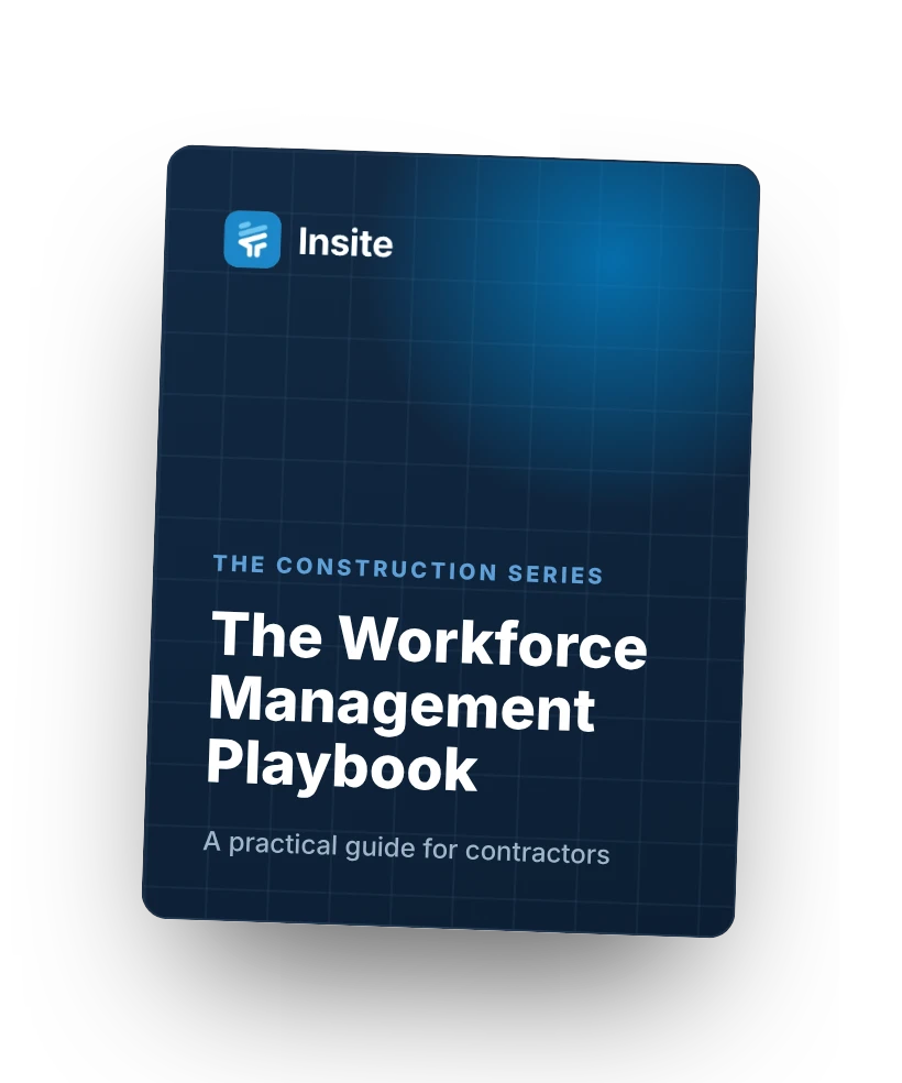 Insite construction workforce management playbook cover